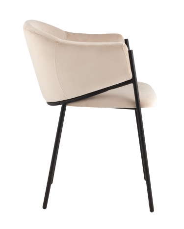 Стул Stool Group Brace велюр Молочный