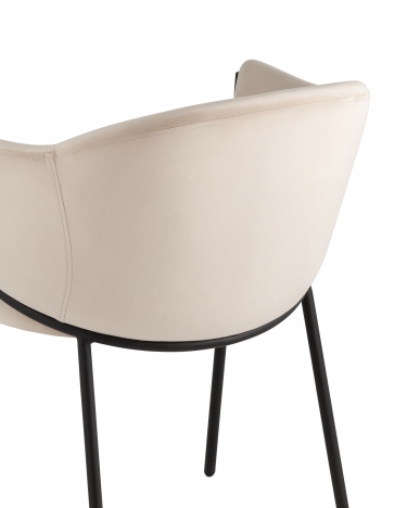 Стул Stool Group Brace велюр Молочный