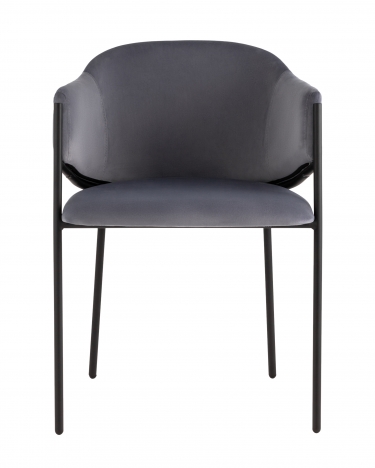 Стул Stool Group Brace велюр Серый