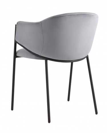 Стул Stool Group Brace велюр Серый