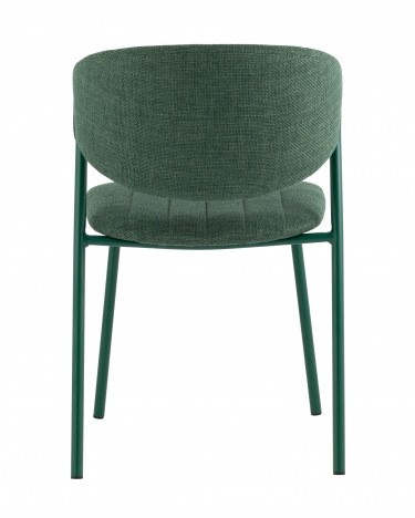 Стул Stool Group Харпер ткань рогожка зеленый каркас зеленый полуглянцевый муар