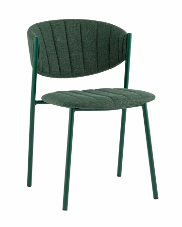 Стул Stool Group Харпер ткань рогожка зеленый каркас зеленый полуглянцевый муар