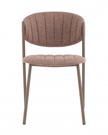 Стул Stool Group Харпер ткань рогожка капучино каркас бежево-серый матовый