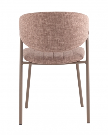 Стул Stool Group Харпер ткань рогожка капучино каркас бежево-серый матовый