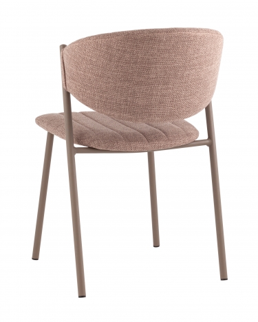 Стул Stool Group Харпер ткань рогожка капучино каркас бежево-серый матовый