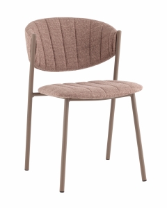 Стул Stool Group Харпер ткань рогожка капучино каркас бежево-серый матовый