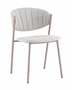 Стул Stool Group Харпер ткань рогожка серо-голубой каркас серый матовый