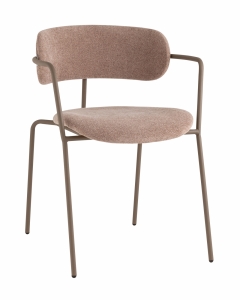 Стул Stool Group Дженни букле бежевый каркас бежево-серый