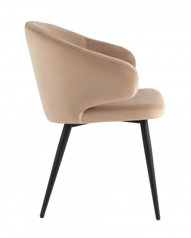 Стул с подлокотниками Stool Group Codo велюр Капучино