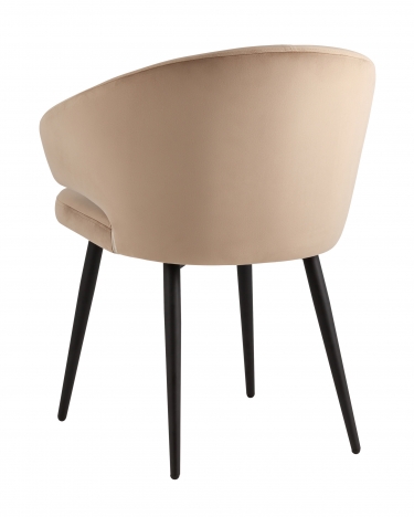 Стул с подлокотниками Stool Group Codo велюр Капучино
