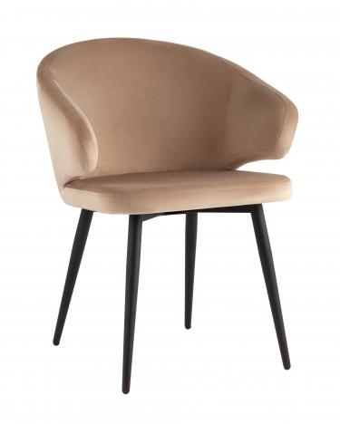 Стул с подлокотниками Stool Group Codo велюр Капучино