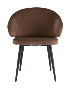 Стул с подлокотниками Stool Group Codo велюр Коричневый