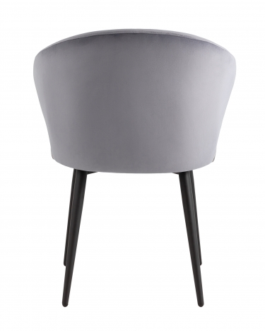 Стул с подлокотниками Stool Group Codo велюр Серый