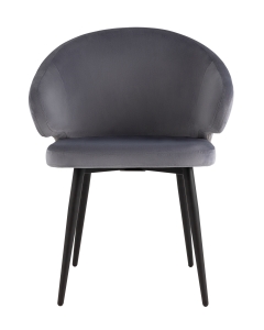 Стул с подлокотниками Stool Group Codo велюр Серый