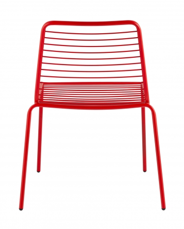 Стул Stool Group Дели металл Красный