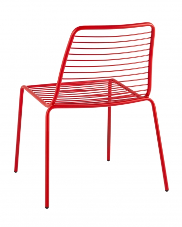 Стул Stool Group Дели металл Красный