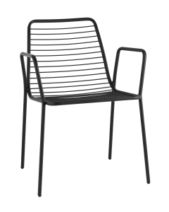 Стул Stool Group Дели с подлокотниками металл черный