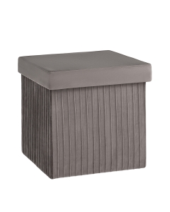 Пуф складной с ящиком Stool Group Store Square Антрацитовый
