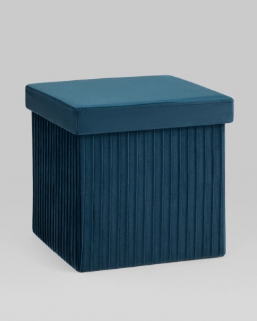 Пуф складной с ящиком Stool Group Store Square Синий