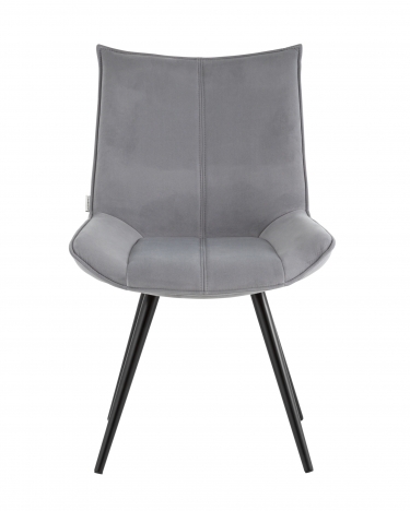 Стул вращающийся Stool Group Робб велюр серый