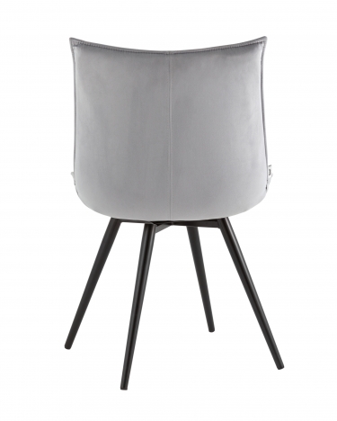 Стул вращающийся Stool Group Робб велюр серый