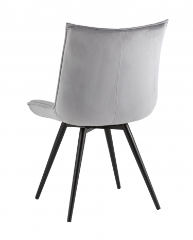 Стул вращающийся Stool Group Робб велюр серый