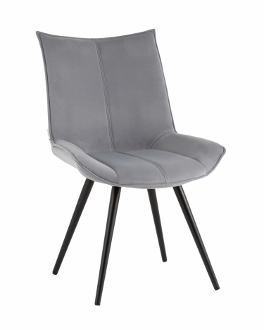 Стул вращающийся Stool Group Робб велюр серый