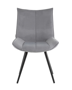 Стул вращающийся Stool Group Робб велюр серый