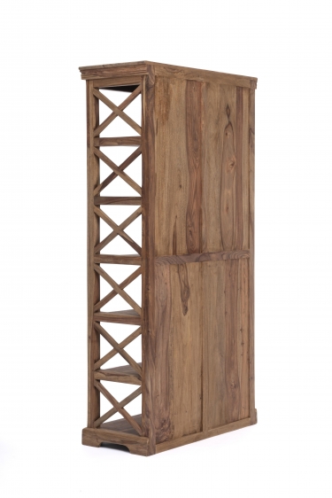 Шкафы для книг набор 3 шт. Tetchair Бомбей - 0761A палисандр, 116х57х30/145х73х36/175х89х44см, Natural tinted натуральный тонированный