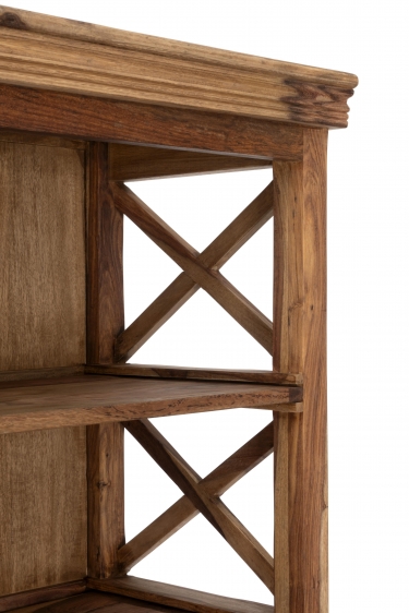 Шкафы для книг набор 3 шт. Tetchair Бомбей - 0761A палисандр, 116х57х30/145х73х36/175х89х44см, Natural tinted натуральный тонированный