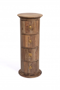 Тумба Tetchair Бомбей - 0768 палисандр, 71хD28,5см, Natural tinted натуральный тонированный