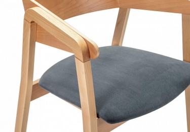 Кресло R-home Dalia Grey/Натур