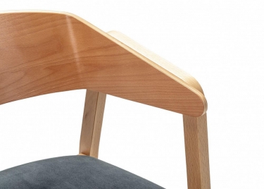 Кресло R-home Dalia Grey/Натур