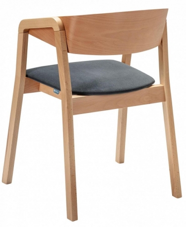 Кресло R-home Dalia Grey/Натур