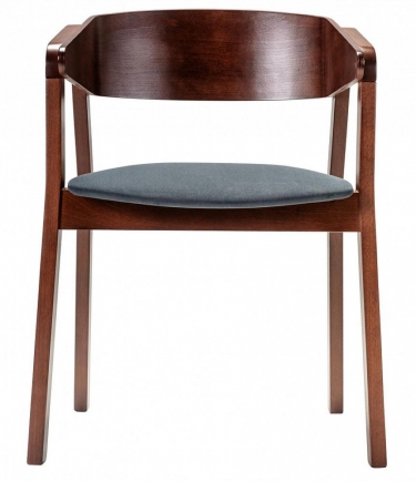 Кресло R-home Dalia Grey/Темный орех