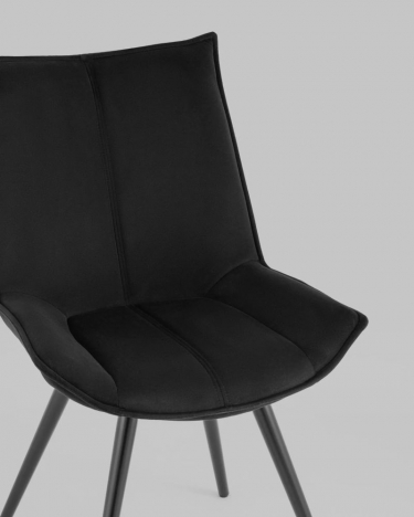 Стул вращающийся Stool Group Робб велюр черный