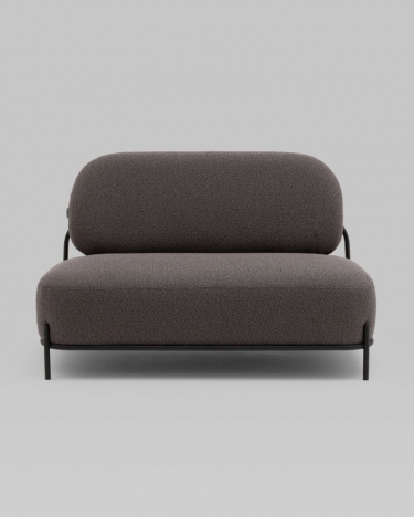 Диван Stool Group Стоун ткань букле темно-серый