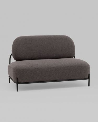 Диван Stool Group Стоун ткань букле темно-серый