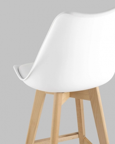 Комплект из четырех стульев Stool Group FRANKFURT белый 4 шт