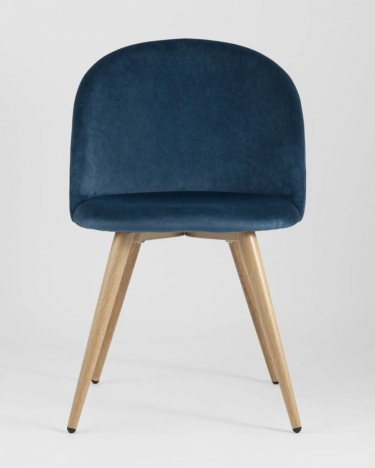 Стул Stool Group Лион велюр голубой 4 шт