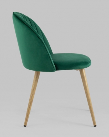 Стул Stool Group Лион Страйпс велюр зеленый 4 шт