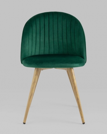 Стул Stool Group Лион Страйпс велюр зеленый 4 шт