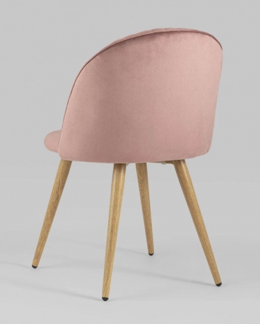 Стул Stool Group Лион Страйпс велюр розовый 4 шт