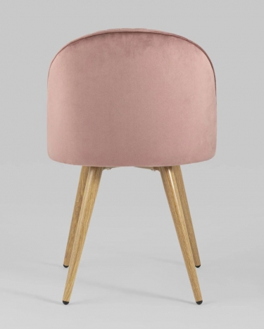 Стул Stool Group Лион Страйпс велюр розовый 4 шт