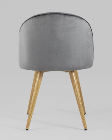 Стул Stool Group Лион Страйпс велюр серый 4 шт