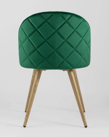 Стул Stool Group Лион велюр с ромбами зеленыйЛион велюр с ромбами зеленый 4 шт