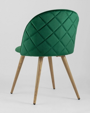 Стул Stool Group Лион велюр с ромбами зеленыйЛион велюр с ромбами зеленый 4 шт
