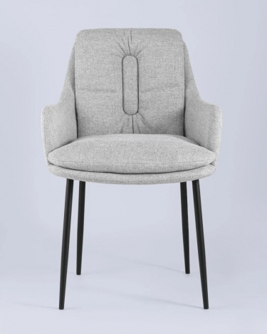 Стул Stool Group Саманта рогожка светло-серый 2 шт.