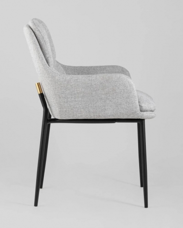 Стул Stool Group Саманта рогожка светло-серый 2 шт.