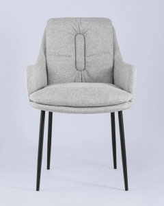 Стул Stool Group Саманта рогожка светло-серый 2 шт.